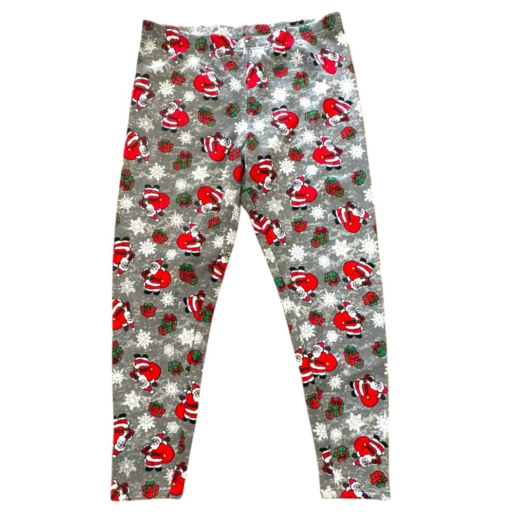 NoBo Size XL (15-17) High Waist Fleece Lined Skinny Holiday Pants